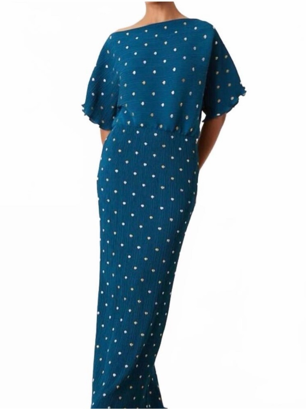 NEW NEVER FULLY DRESSED Tilly Maxi Dress in Teal Size Small